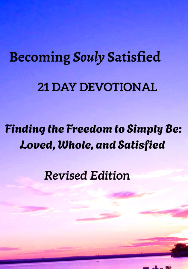 Freshly Updated Cover and Content. It takes 21 Days to create a habit - bad or good. Therefore, this INTERACTIVE 21 Day- Souly Satisfied Devotional will cultivate a healthy habit! You will embark on a personal journey to help Guide, Strengthen, and Equip y
